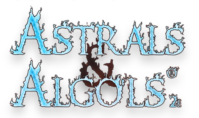 One logo design for Astrals & Algols 2e